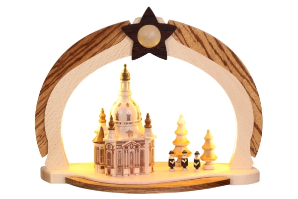 LED-Designbogen klein Dresdner Frauenkirche